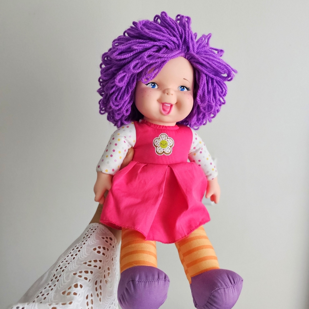 ABC Smiling European Cabbage Doll Colorful Rainbow 17" Gorgeous Stuffed Doll